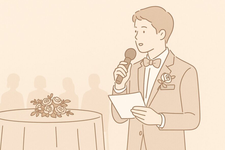 【結婚式の新郎の締め挨拶】自然体で感謝を伝える例文3選＋成功のコツ