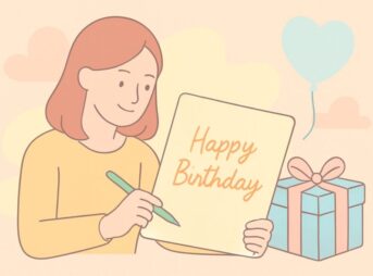 【誕生日 メッセージ おしゃれ】大人に響く文例3選＋言葉選びのコツ