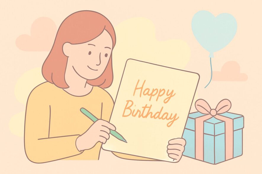 【誕生日 メッセージ おしゃれ】大人に響く文例3選＋言葉選びのコツ
