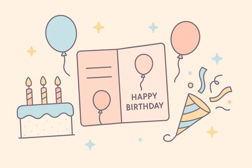 【誕生日メッセージ11選まとめ】友達・恋人・上司に心が届く言葉
