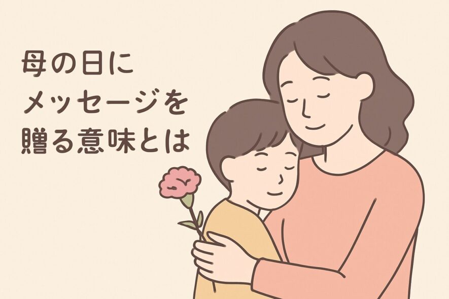 母の日にメッセージを贈る意味とは