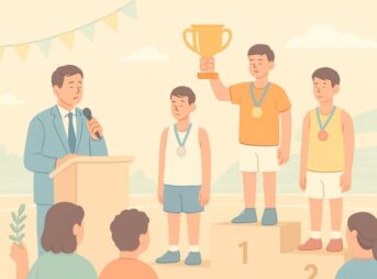 【スポーツ大会の閉会式挨拶】感謝が伝わる例文3選＋構成のコツ