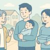 【出産 挨拶 近所】失礼のない言い方と例文集