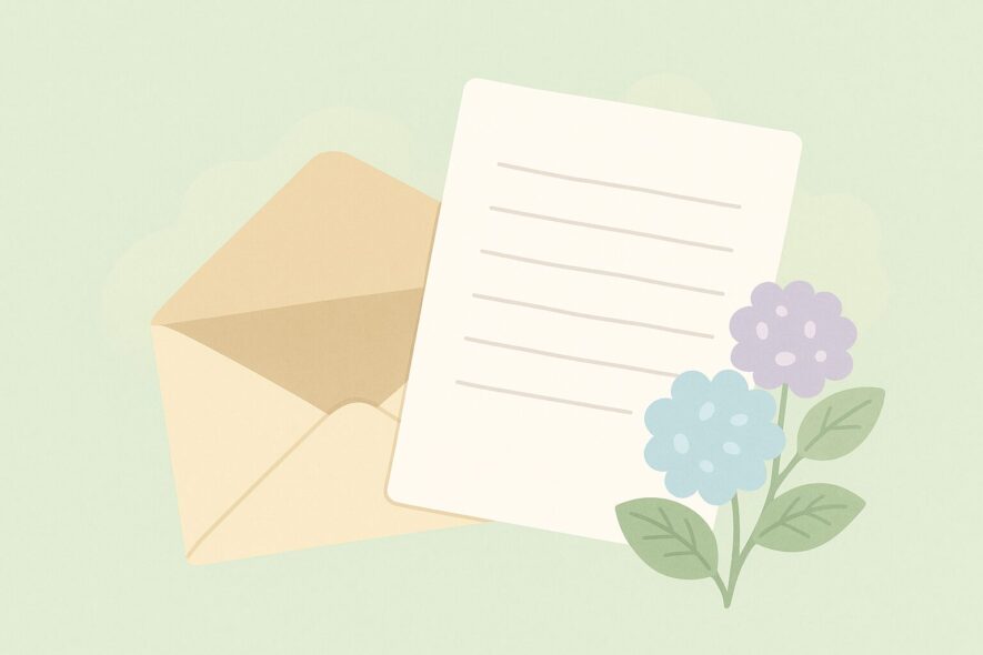 6月にふさわしい手紙の書き出しとは