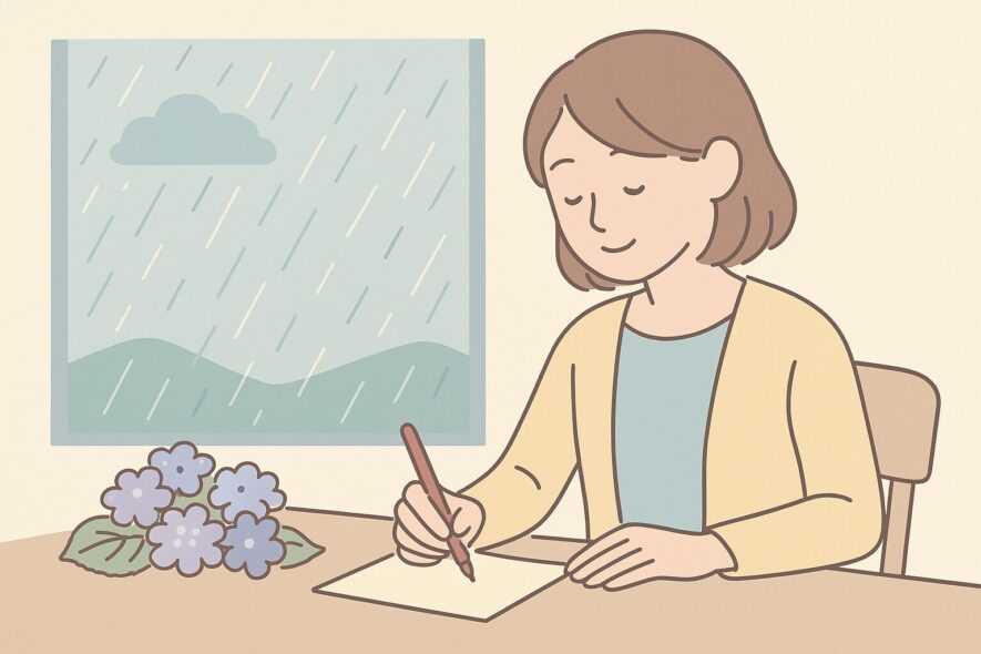 「梅雨の候」で始めるフォーマルな結び