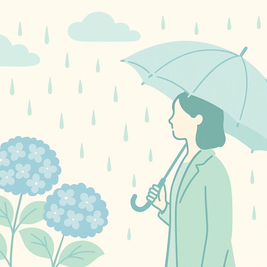 梅雨時期の基本構成と使える季語