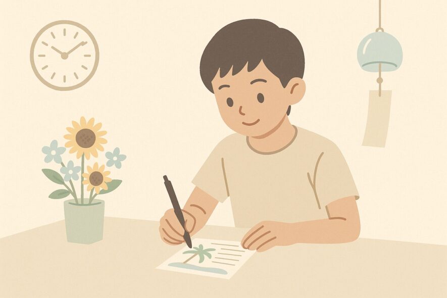 暑中見舞い 例文 小学生｜先生に贈る敬語マナー
