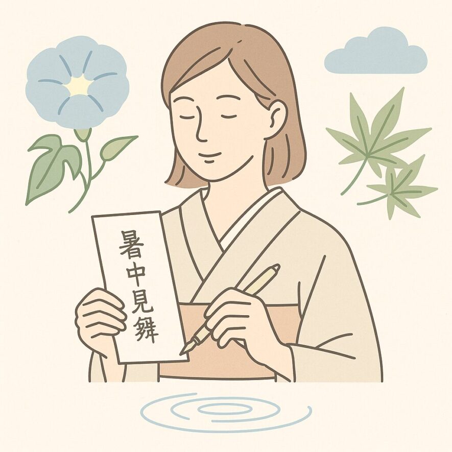 おしゃれな暑中見舞い文のポイント