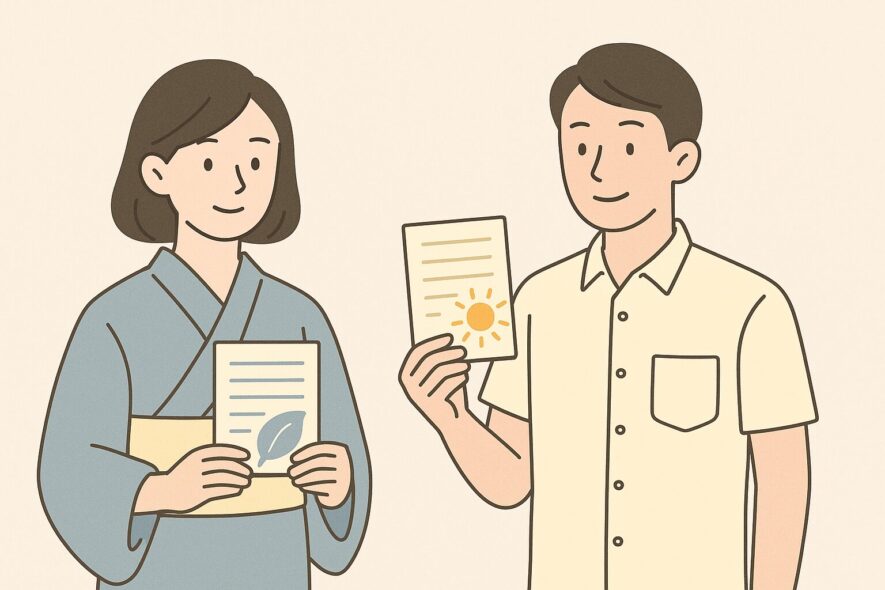 暑中と残暑の違いを先に把握