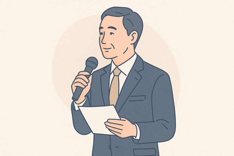 上司スピーチの基本構成（3〜5分）
