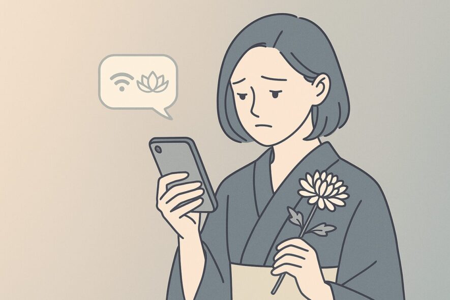 【お悔やみ LINEの正しい送り方】マナーと文例をやさしく解説