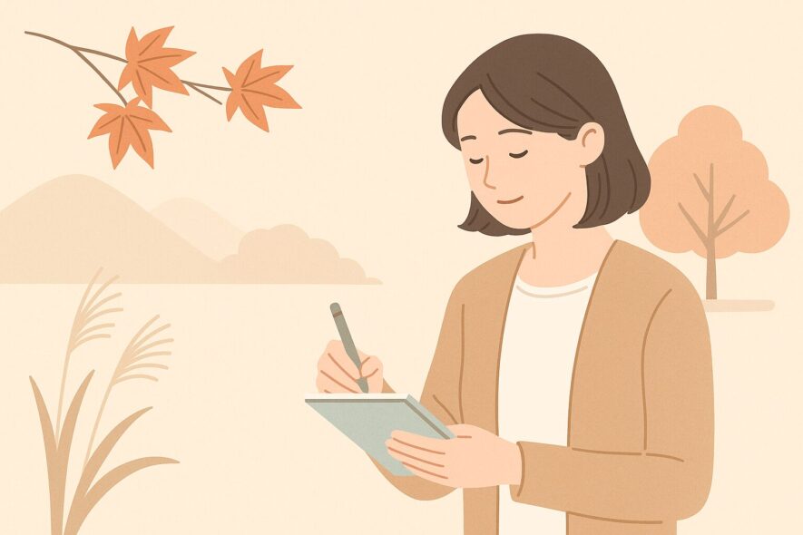 中旬のやわらかい書き出し・結び