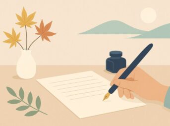 10月の手紙に迷わない書き出し方【季語と例文で自然に整う】