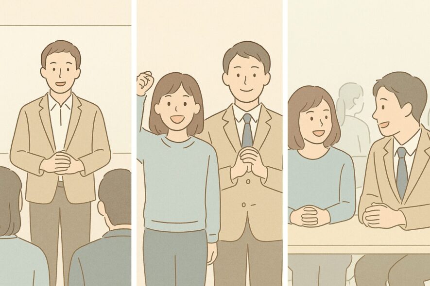 送られる側テンプレ（抱負・感謝）