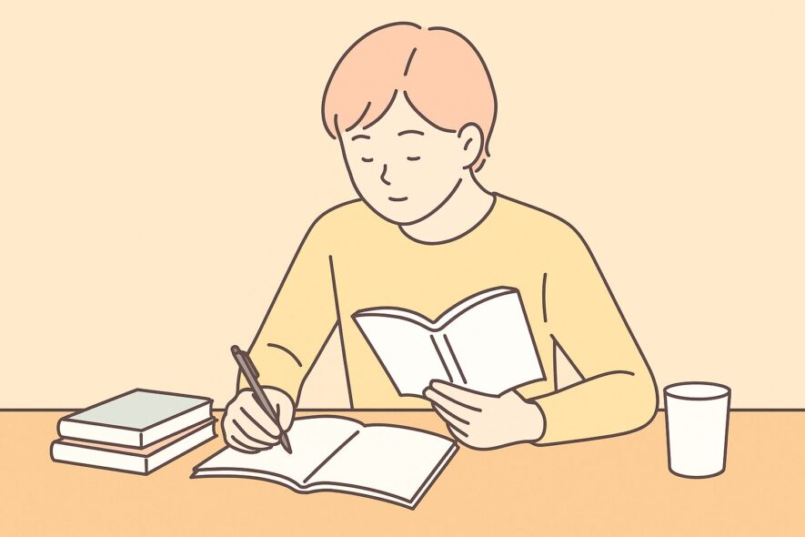 仕上げチェックと読み上げ練習