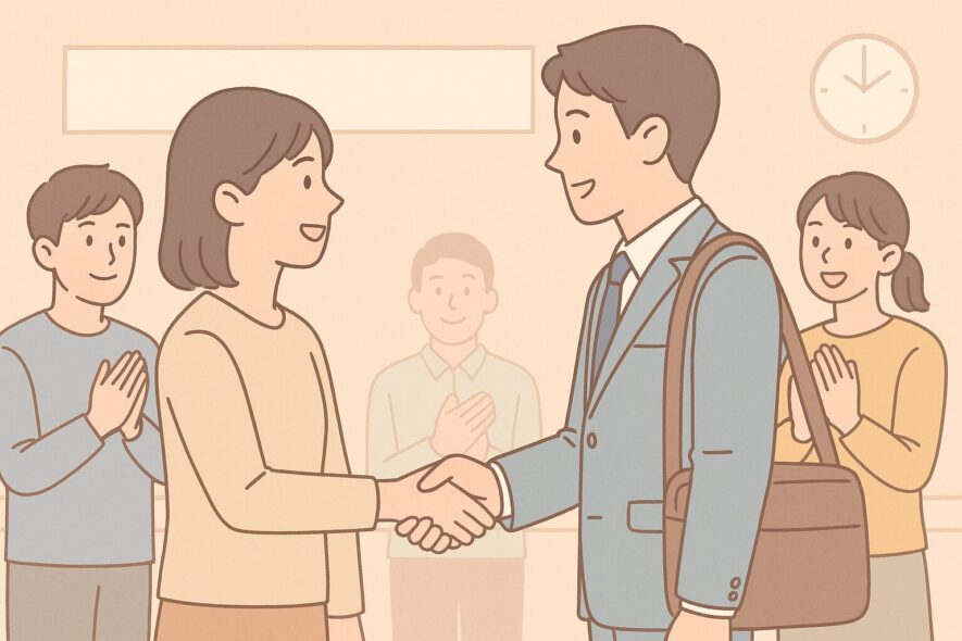 【送る側の壮行会挨拶】会社・部活別+1分で印象が変わる話し方