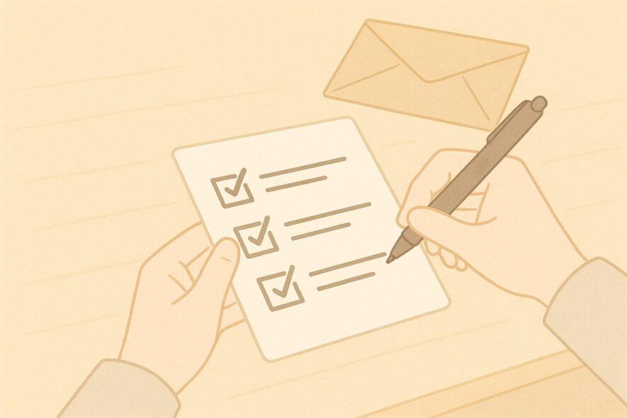 一言コメント・添え書きで差がつく挨拶文