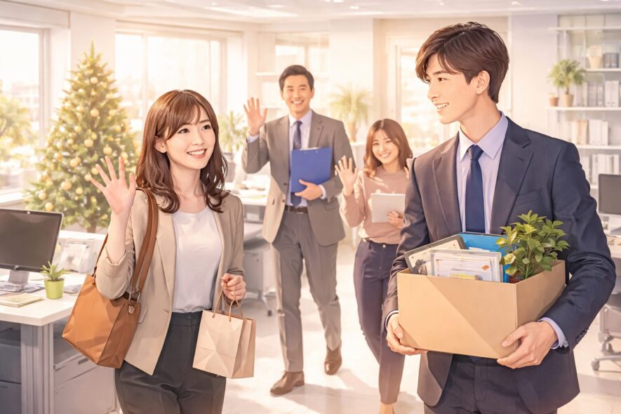 【仕事納めの挨拶まとめ】社内外で迷わないメールと一言例文