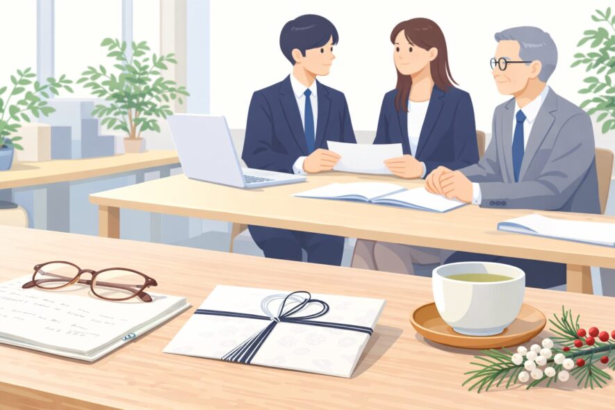 まず結論：会社は喪中になる？
