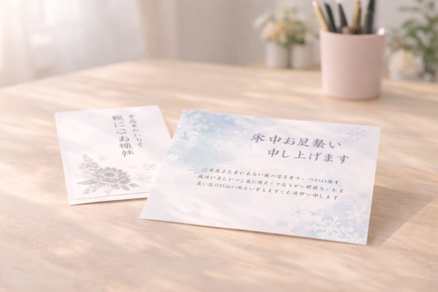 喪中はがきと寒中見舞いの使い分け