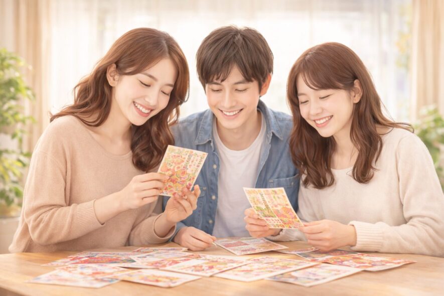 カジュアルな年賀状の基本