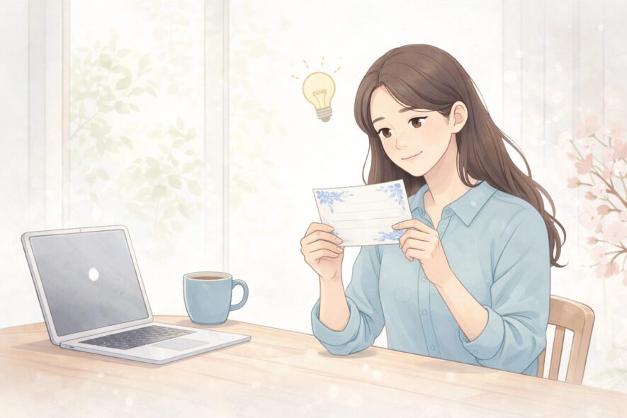 寒中見舞いの基本構成:この型で書く