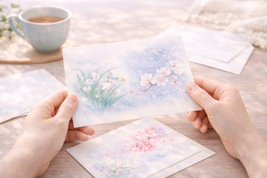 余寒見舞いハガキとは