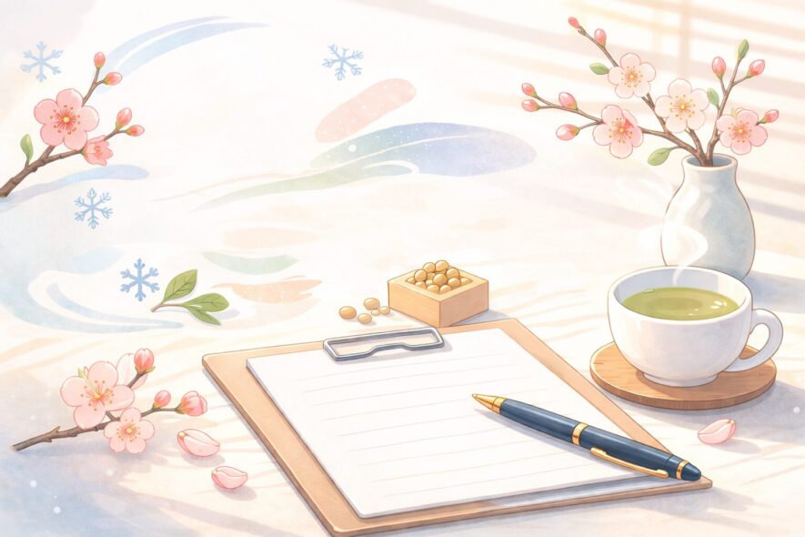 【2月時候の挨拶のおたより例文集】書き出しと行事ネタまとめ