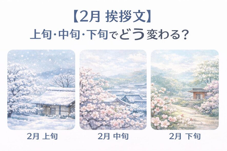 2月上旬の挨拶文例