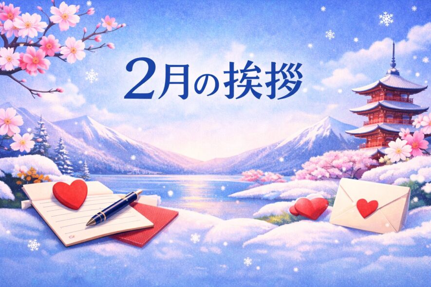 【2月の挨拶例文まとめ】ビジネス・手紙・LINE完全対応