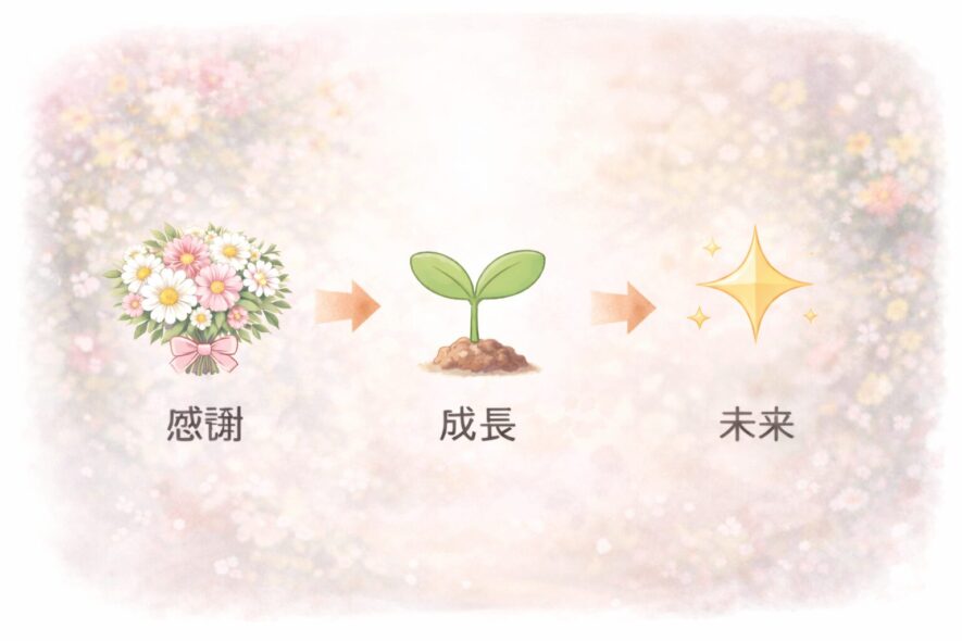 まとめ：卒業式の挨拶は「感謝→成長→未来」で決まる