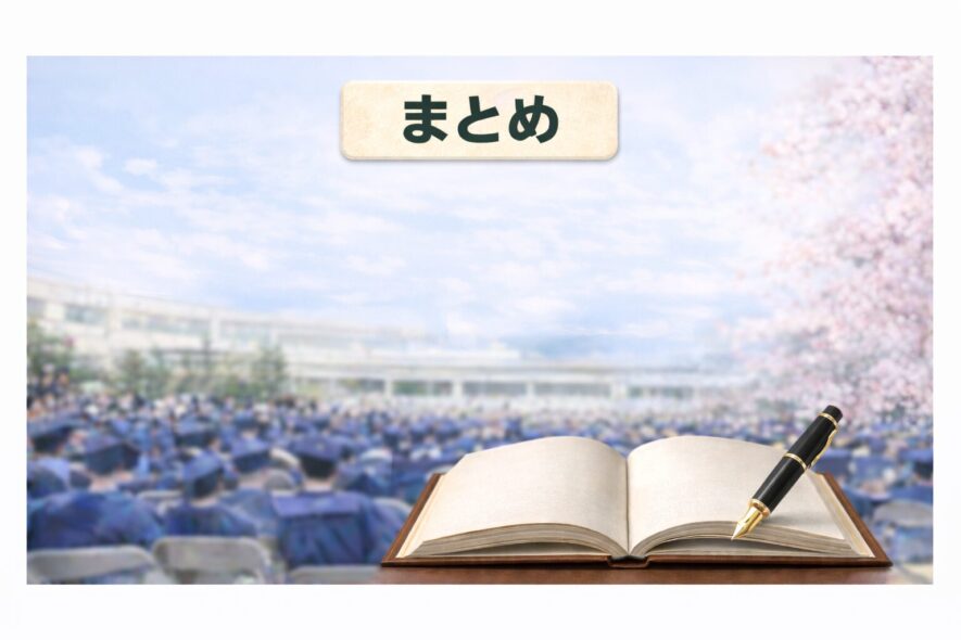 まとめ：卒業式のPTA会長挨拶は5つの流れで整う