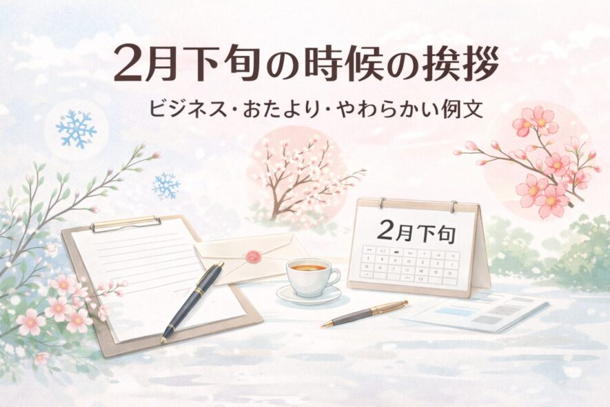 【2月下旬の時候の挨拶】例文一覧｜ビジネス・おたより・柔らかい表現