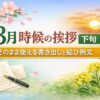 【3月下旬の時候の挨拶】そのまま使える書き出しと結び例文