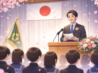 PTA会長の卒業式挨拶（中学校）例文と失敗しない構成｜2〜3分祝辞
