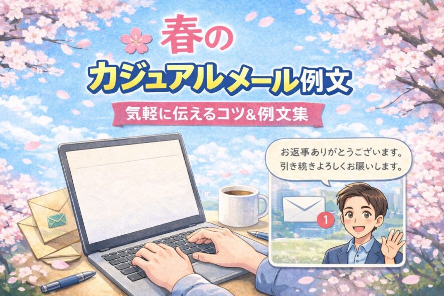 春のカジュアル挨拶の書き出しテンプレ