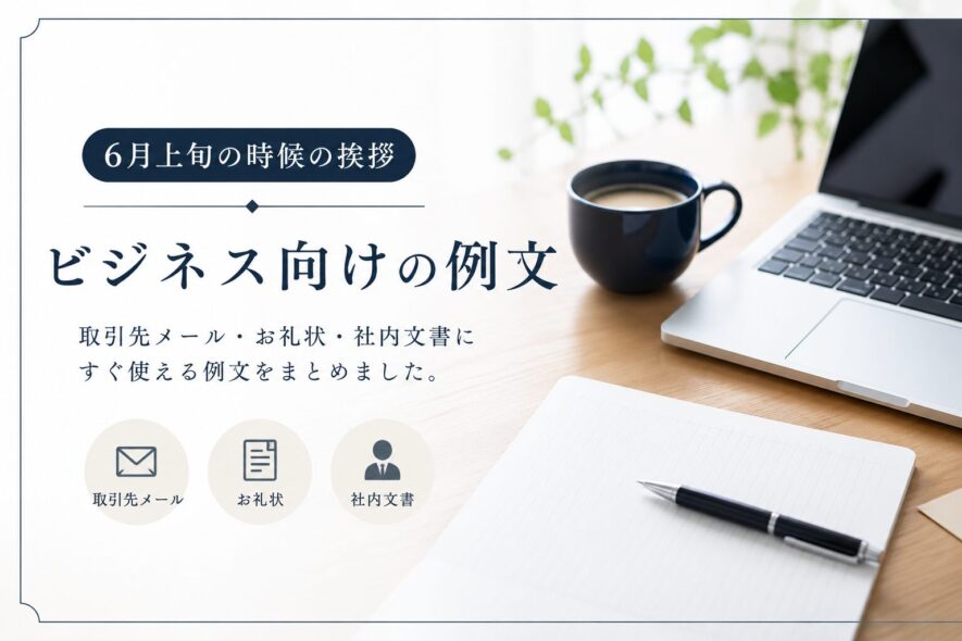 ビジネス向けの例文