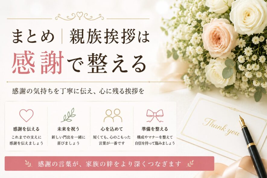 まとめ｜祝福の言葉に整える