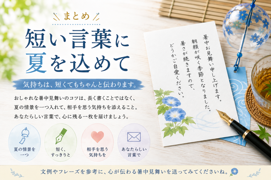 まとめ｜短い言葉に夏を込めて